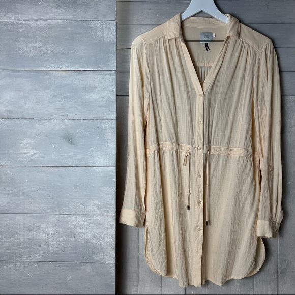 HD in Paris “Carmina” Tie Waist Shirt Dress Anthropologie - Picture 7 of 12